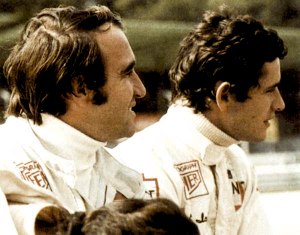 Clay Regazzoni et Jacky chez Ferrari lors de la saison 1970