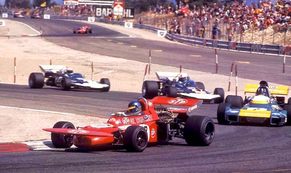 La March 711 de Ronnie Peterson au Castellet en 1971